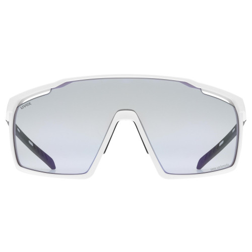 Glasses Uvex mtn perform V white matt / litemirror blue