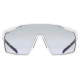 Glasses Uvex mtn perform V white matt / litemirror blue