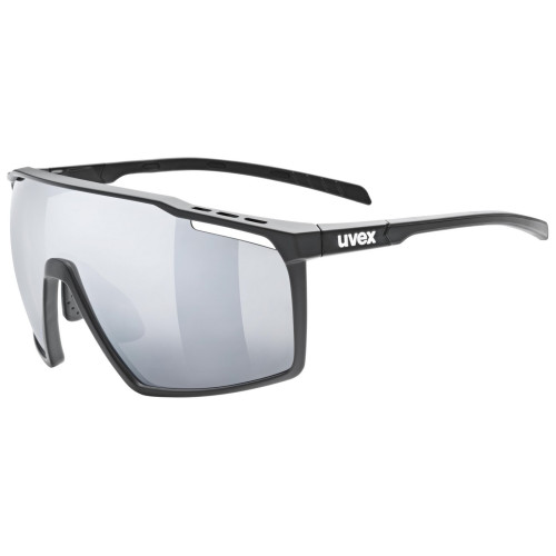 Glasses Uvex mtn perform black matt / mirror silver