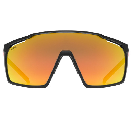 Brilles Uvex mtn perform black-red matt / mirror red