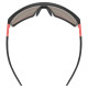 Brilles Uvex mtn perform black-red matt / mirror red