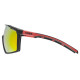 Brilles Uvex mtn perform black-red matt / mirror red