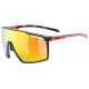 Brilles Uvex mtn perform black-red matt / mirror red