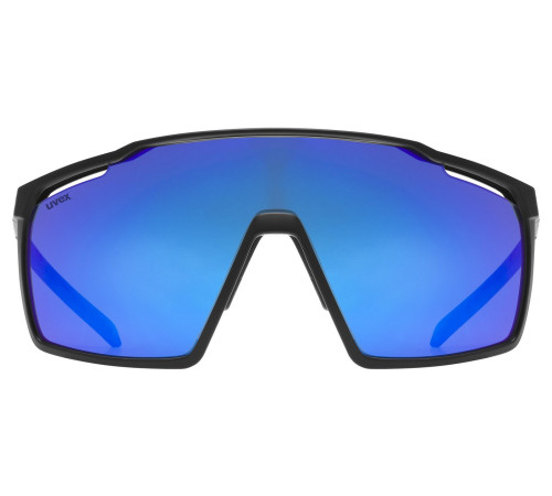 Brilles Uvex mtn perform black-blue matt / mirror blue