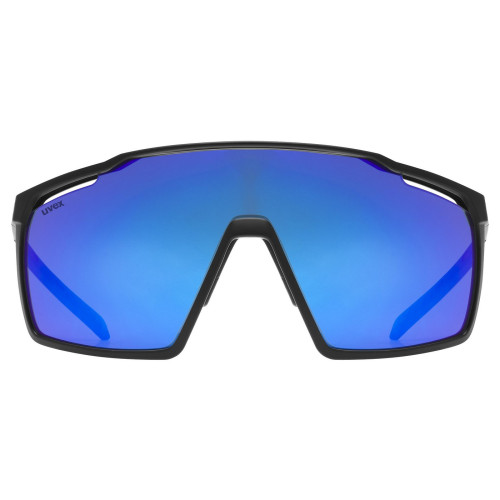 Brilles Uvex mtn perform black-blue matt / mirror blue