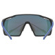 Brilles Uvex mtn perform black-blue matt / mirror blue