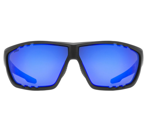 Brilles Uvex sportstyle 706 black matt / mirror blue