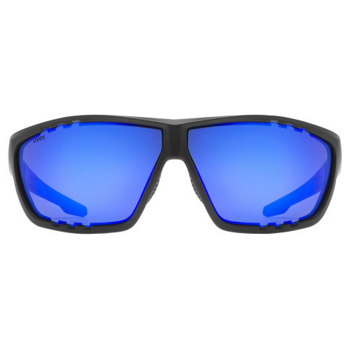 Brilles Uvex sportstyle 706 black matt / mirror blue