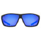 Brilles Uvex sportstyle 706 black matt / mirror blue