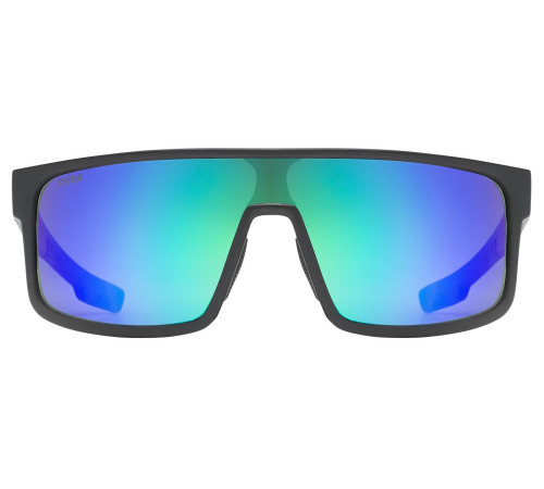 Brilles Uvex LGL 51 black matt / mirror green