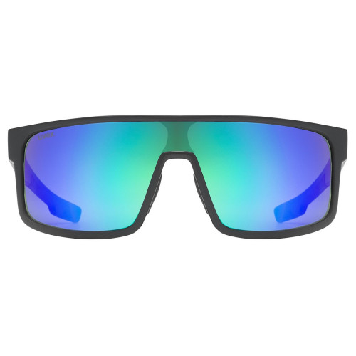 Brilles Uvex LGL 51 black matt / mirror green