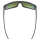 Brilles Uvex LGL 51 black matt / mirror green