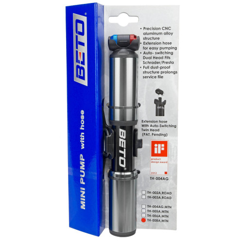 Pump BETO Mini Alu TH-008AN grey with hose 5.5bar