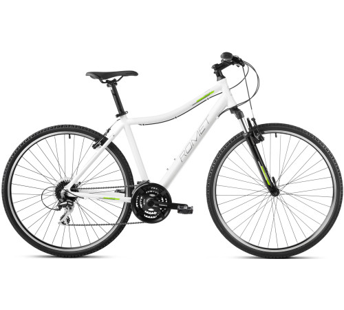 Velosipēds Romet Orkan 2 D 28" 2023 white-green-20" / L