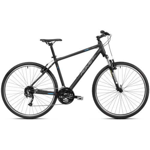 Bicycle Romet Orkan 3 M Lite 28" 2023 black-sky blue-18" / M