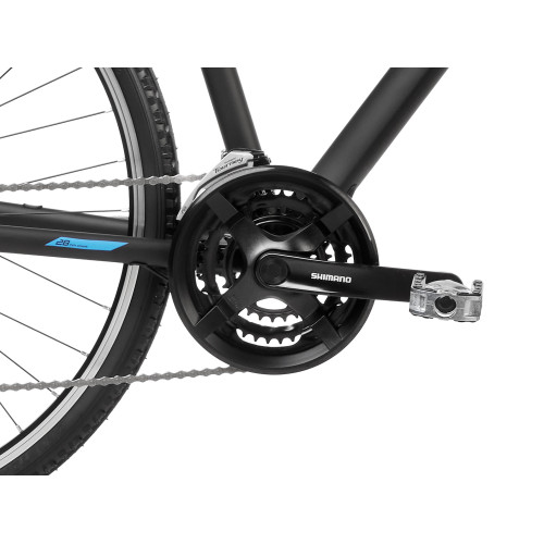 Bicycle Romet Orkan 3 M Lite 28" 2023 black-sky blue-18" / M