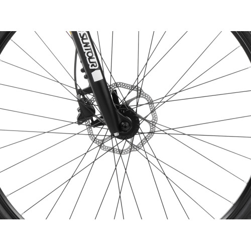 Bicycle Romet Orkan 4 M Lite 28" 2023 silver-black-18" / M