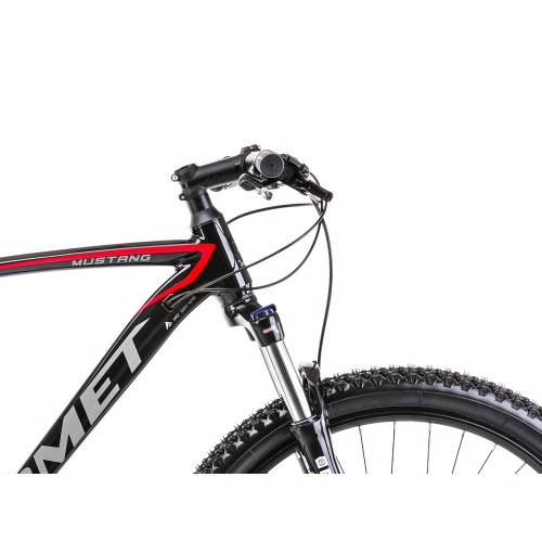 Velosipēds Romet Mustang M7.1 27.5" 2023 black-red-19" / L