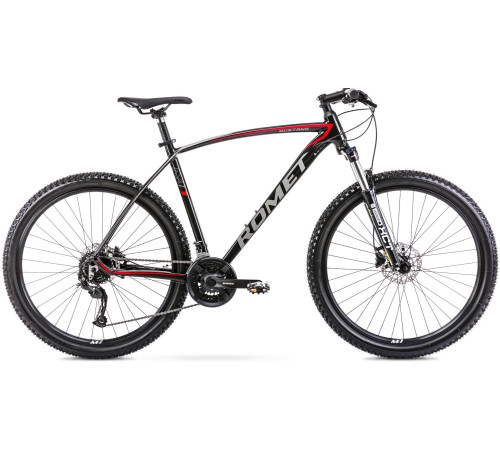 Bicycle Romet Mustang M7.1 27.5" 2023 black-red-19" / L