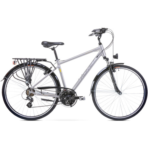 Bicycle Romet Wagant 28" 2023 silver-gold-21" / L