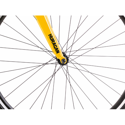 Bicycle Romet Huragan 2 2023 black-gold-50 cm / S