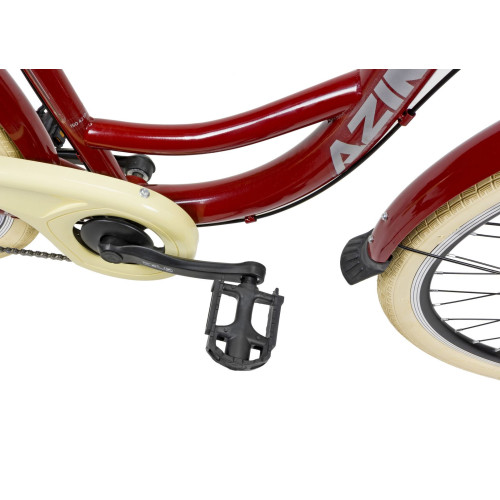 Bicycle AZIMUT Vintage 26" 3-speed 2025 burgund-cream shiny