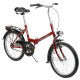Bicycle AZIMUT Fold 20" 2025 burgund semi-matt