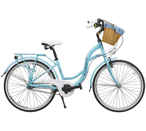 Bicycle AZIMUT Sarema ALU 26" 3-speed 2025 turquoise matt