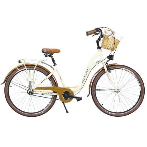 Bicycle AZIMUT Sarema ALU 28" 3-speed 2025 cream semi-matt