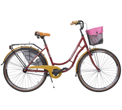 Bicycle AZIMUT Retro Lux 28" 2025 bordo shiny