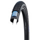 Tire 28" Schwalbe Marathon Plus Tour HS 619, Perf Wired 40-622 / 28x1.50, 700x38C Addix Black-Reflex