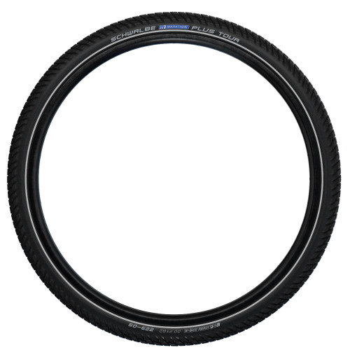 Tire 28" Schwalbe Marathon Plus Tour HS 619, Perf Wired 40-622 / 28x1.50, 700x38C Addix Black-Reflex