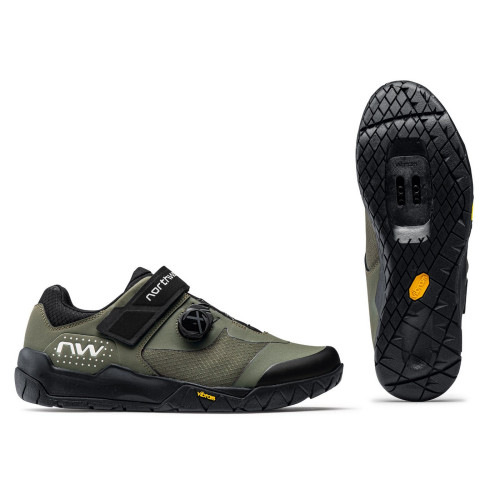 Cycling shoes Northwave Overland Plus MTB AM dark green-46