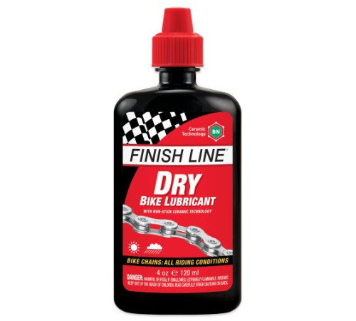 Ķēdes eļļa Finish Line Dry with BN Ceramic 120ml