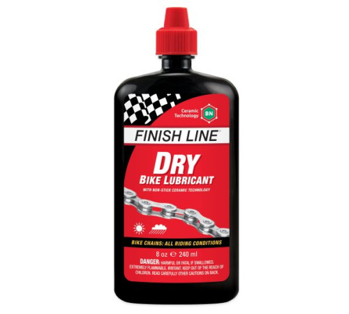 Ķēdes eļļa Finish Line Dry with BN Ceramic 240ml
