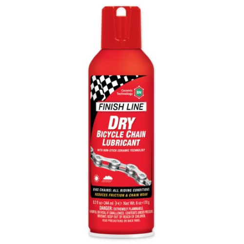 Ķēdes eļļa Finish Line Dry with BN Ceramic aerosol 240ml