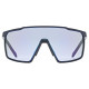 Glasses Uvex mtn perform S V black matt / ltm blue
