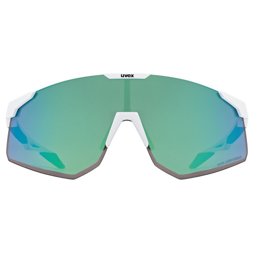 Glasses Uvex pace perform CV white matt / green