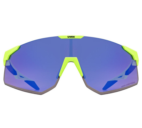Brilles Uvex pace perform S CV yellow matt / mirror blue