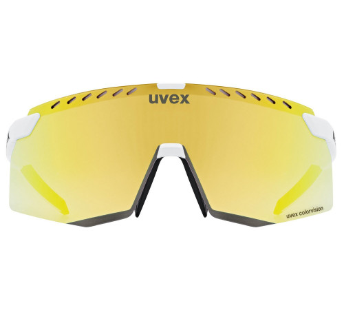 Brilles Uvex pace stage CV white matt / mirror gold