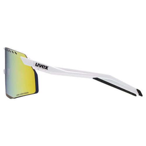 Glasses Uvex pace stage CV white matt / mirror gold