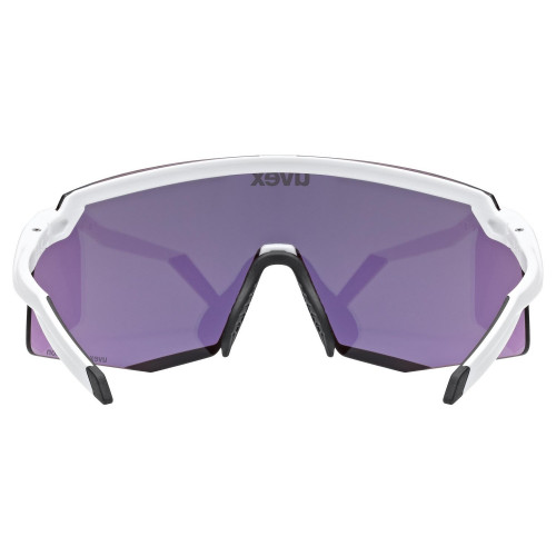 Glasses Uvex pace stage CV white matt / mirror gold