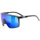 Glasses Uvex mtn perform S black matt / mirror blue