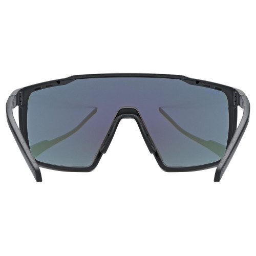 Glasses Uvex mtn perform S black matt / mirror blue