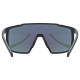 Glasses Uvex mtn perform S black matt / mirror blue
