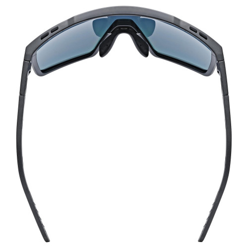 Glasses Uvex mtn perform S black matt / mirror blue