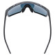 Glasses Uvex mtn perform S black matt / mirror blue