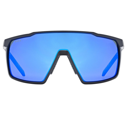 Brilles Uvex mtn perform S black matt / mirror blue