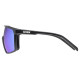 Glasses Uvex mtn perform S black matt / mirror blue