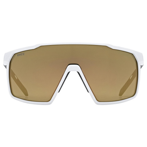 Glasses Uvex mtn perform S white matt / mirror gold